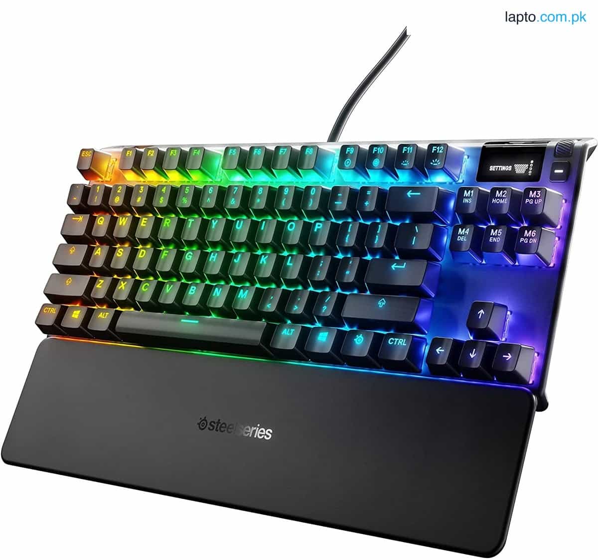 SteelSeries Apex 3 TKL Dedicated Multimedia Controls - Customizable 8-zone RGB Gaming Keyboard - 64831 4