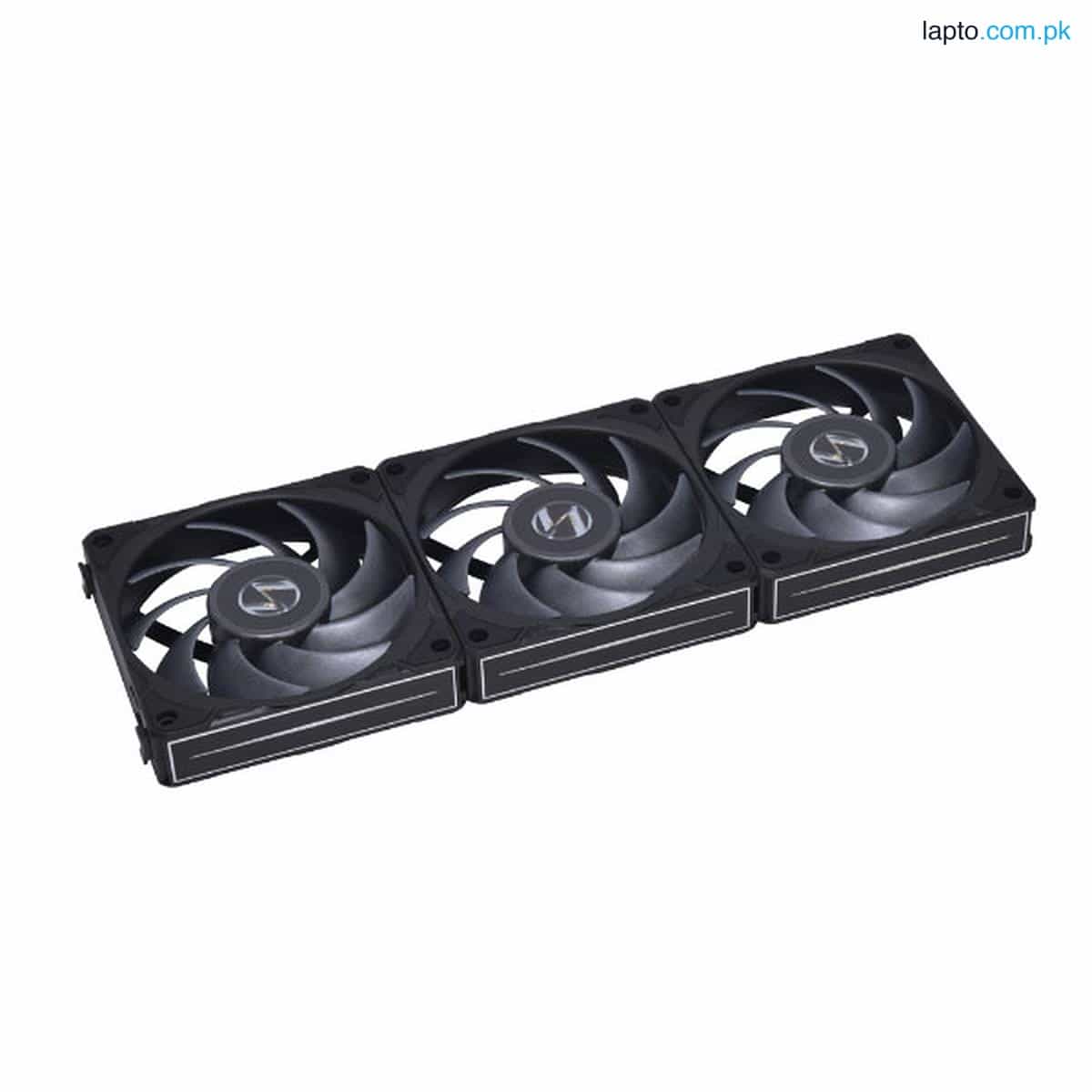 LIANLI UNI Fan P28 Triple PWM 120mm 2600RPM (3pcs) With Controller - Black - White 1