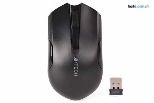 A4Tech G3-200NS Silent Clicks Bluetooth Wireless Mouse - Black 1