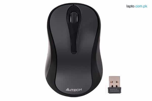 A4Tech G3-280NS Silent Clicks Wireless Mouse - Glossy Grey 1