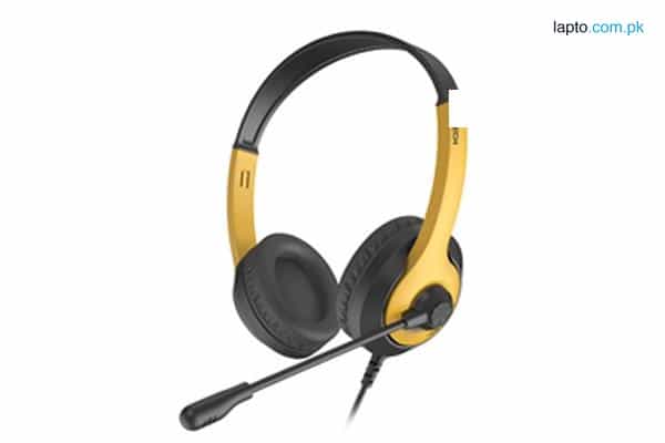 A4Tech FH100U Wired Headphones -Stone Black - Panda - Bumbelee 1