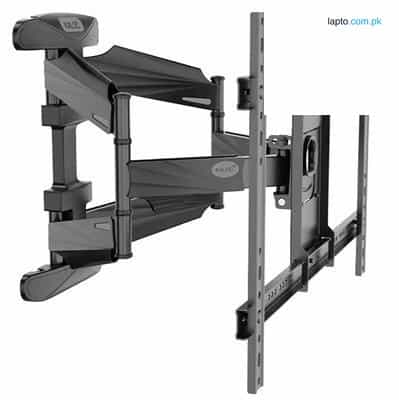 Kaloc S8 Full Motion TV Wall Mount Bracket - Hidden Cables Design 1