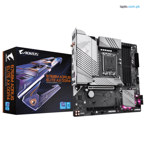 GIGABYTE B760M Aorus Elite AX DDR4 1.0 Intel Motherboard 1