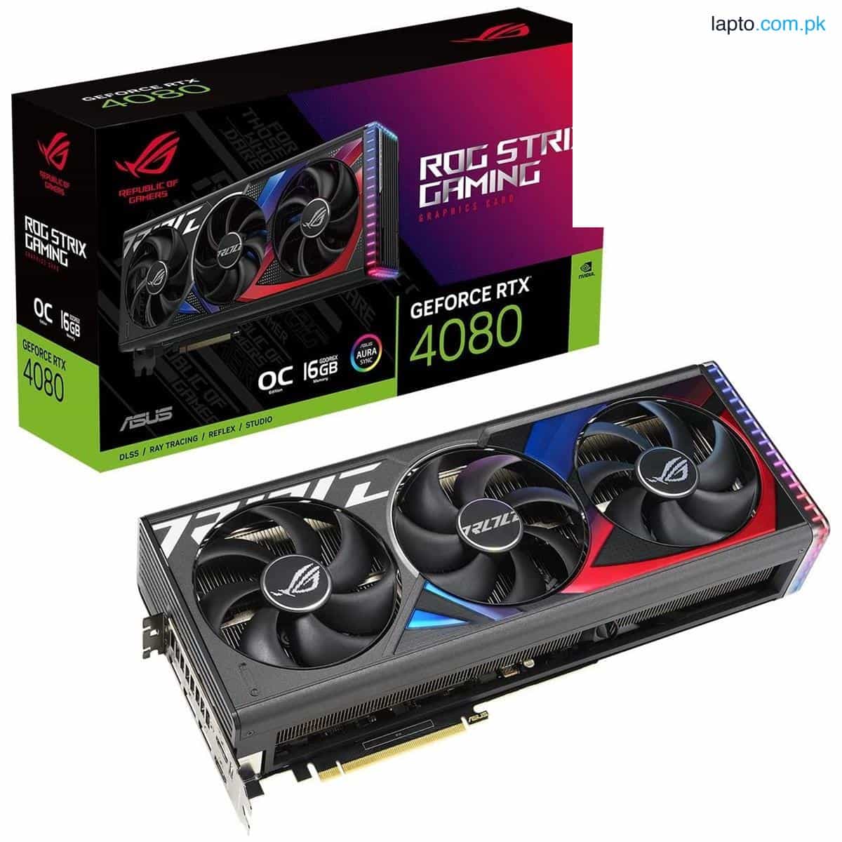 ASUS ROG Strix GeForce RTX 4080 16GB GDDR6X Gaming Graphic Card 1