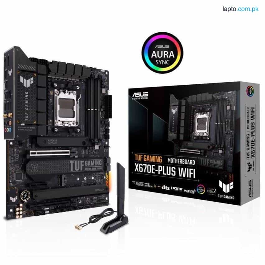 ASUS TUF GAMING X670E-PLUS WIFI DDR5 AMD AM5 ATX Socket Motherboard 1
