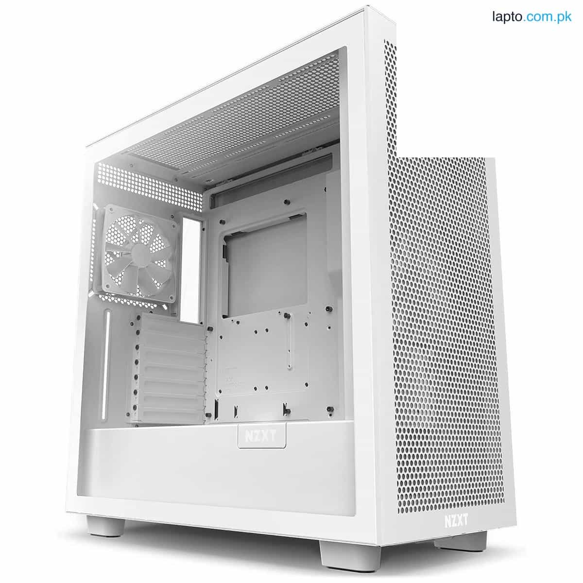 NZXT H7 Flow Mid-Tower ATX Airflow Computer Case | White - Black 1