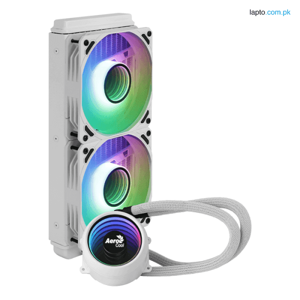 AeroCool Mirage L240 ARGB AIO Liquid CPU Cooler - White 1
