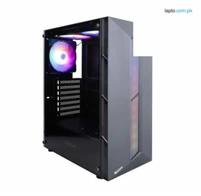 Boost Cheetah RGB ATX Mid-Tower Computer Case Containing 3 Pre-Installed RGB Fans 1