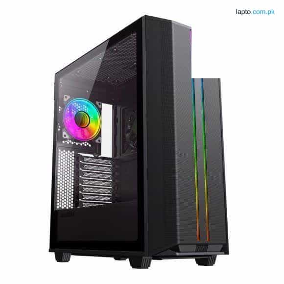 GameMax Precision, High Airflow Performance COC RGB Mid-Tower ATX Case - (Black) 1