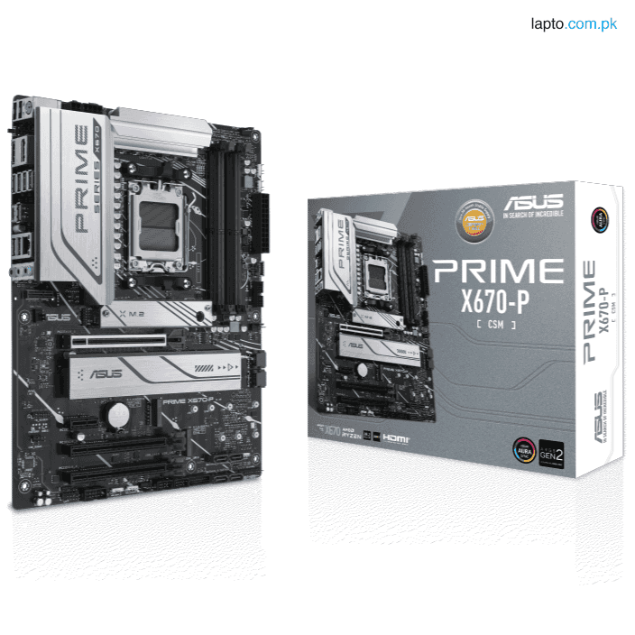 Asus Prime X670-P-CSM DDR5 AMD Ryzen 7000-series AM5 ATX Motherboard 1