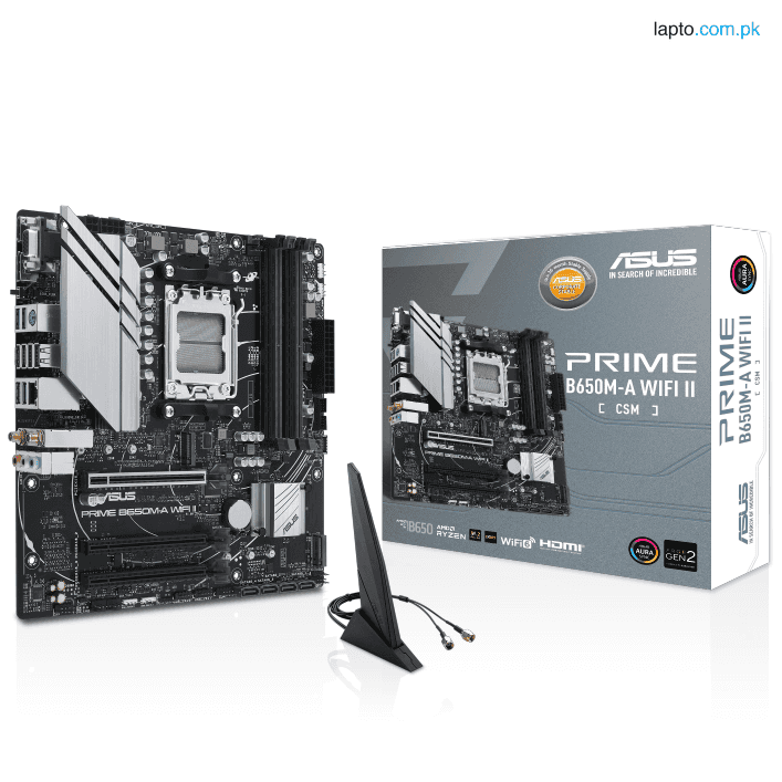Asus Prime B650M-A WIFI II-CSM DDR5 AMD AM5 microATX Motherboard 1