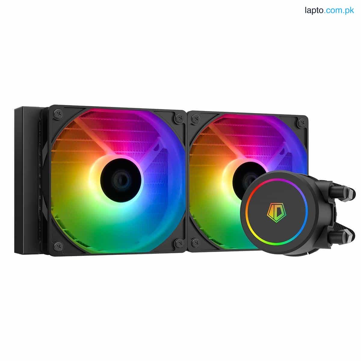 ID-Cooling FX240 ARGB AIO 240mm Liquid CPU Cooler – Black 1