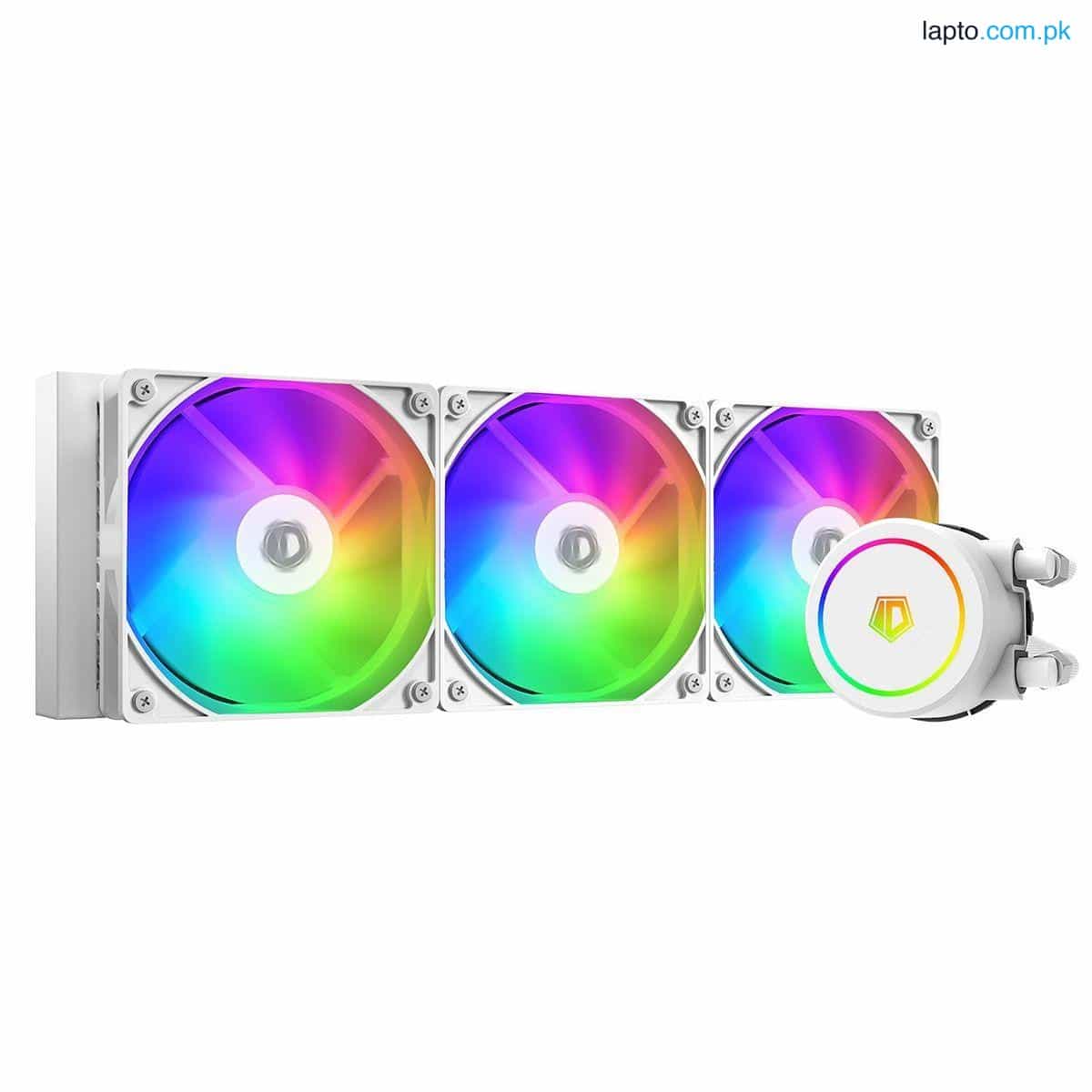 ID-Cooling FX360 ARGB AIO 360mm Liquid CPU Cooler – White 1