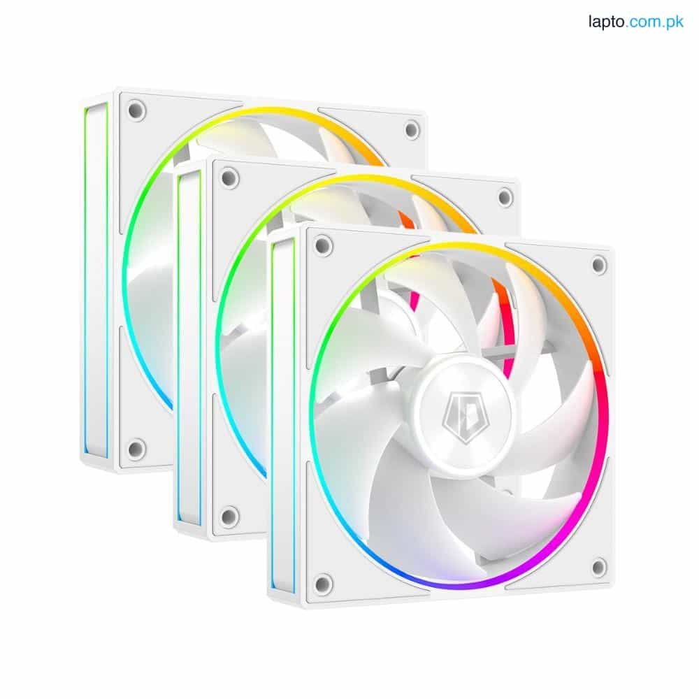 ID-COOLING AF-127-W-TRIO 120mm 3 Fans Pack ARGB White 1