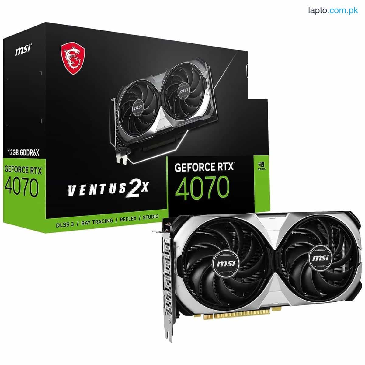 MSI NVIDIA GeForce RTX 4070 VENTUS 2X 12G OC Gaming Graphic Card 1