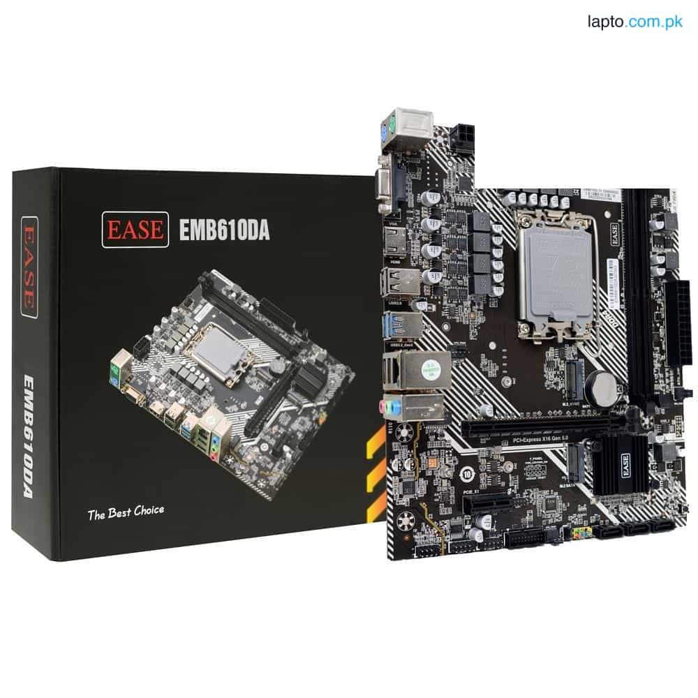 Ease EMB610DA DDR4 Intel Supports LGA1700 12/13th Gen MicroATX Motherboard 1