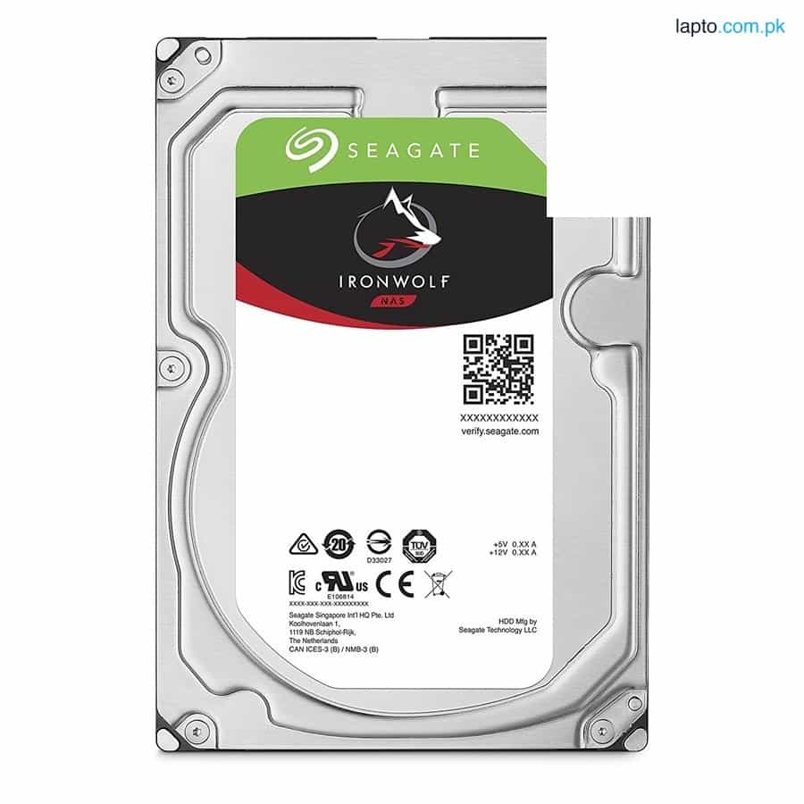 Seagate IronWolf Pro, 12 TB, Enterprise NAS Internal HDD –CMR 3.5 Inch, SATA 6 Gb/s, 7,200 RPM NAS 4
