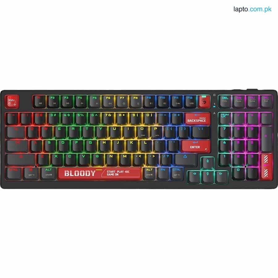 A4TECH Bloody WS98 Dual Core Wireless Mechanical Keyboard (Red) 1