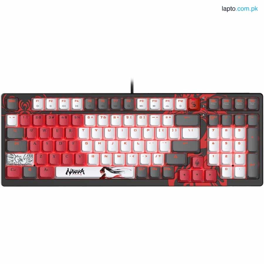 A4TECH Bloody S98 Naraka Hot-Swappable RGB Mechanical Gaming Keyboard – BLMS Red Plus Switch 1