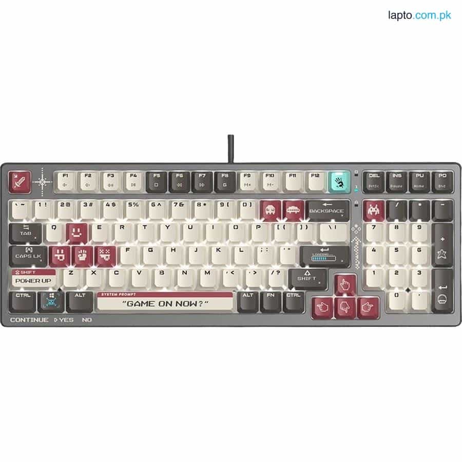 A4TECH Bloody S98 (PIXEL RED) RED SWITCH BLMS Mechanical Gaming Keyboard 1