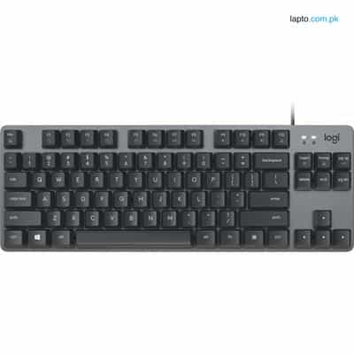 Logitech K835 TKL Mechanical Corded Aluminium Keyboard | Textured Gray TTC Blue, Graphite, 920-009980, MX Mechanical 1