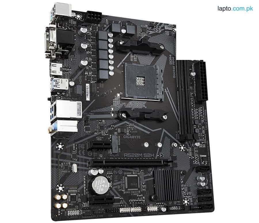 Gigabyte B450M DS3H V2 AMD AM4 Motherboard | Ultra Durable Build, Digital VRM, and RGB LED Support 5