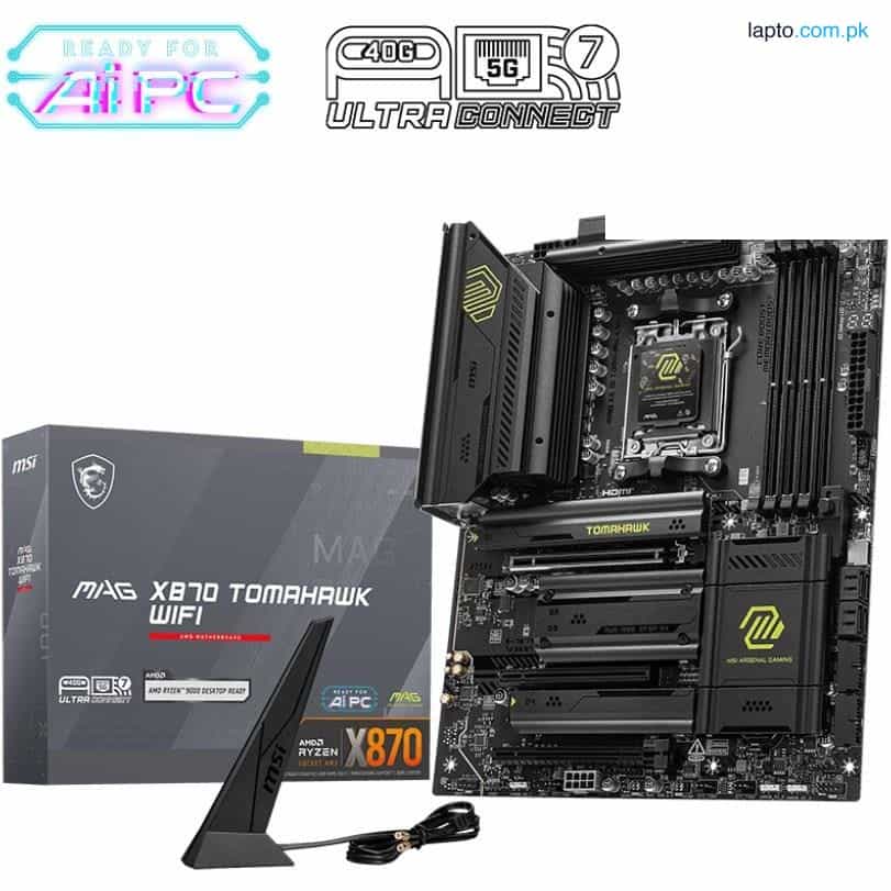 MSI MAG X870 Tomahawk WiFi Gaming Motherboard | AMD AM5 | DDR5 | Ultimate Gaming Performance 1