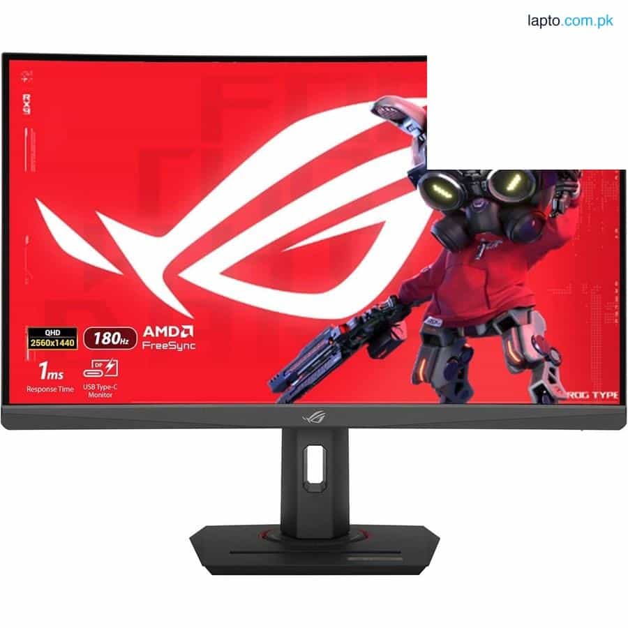 Asus ROG Strix XG27WCS 27” Gaming Monitor - 2560x1440 Curved, 180Hz, 1ms, USB Type-C, HDR, Fast VA 1