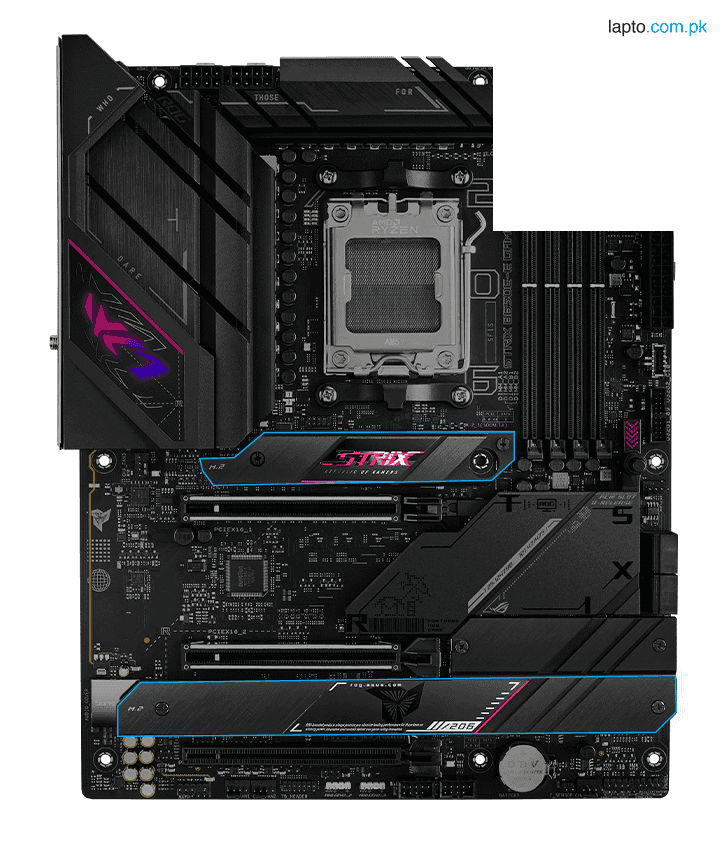 ASUS ROG STRIX B650E-E GAMING WIFI AM5 ATX Motherboard - PCIe 5.0, DDR5, WiFi 6E, Advanced Cooling 1