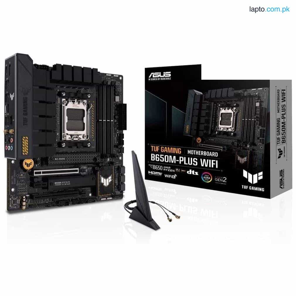 Asus TUF Gaming B650M-Plus WiFi DDR5 AMD AM5 MicroATX Motherboard - PCIe 5.0, WiFi 6, Durability 1
