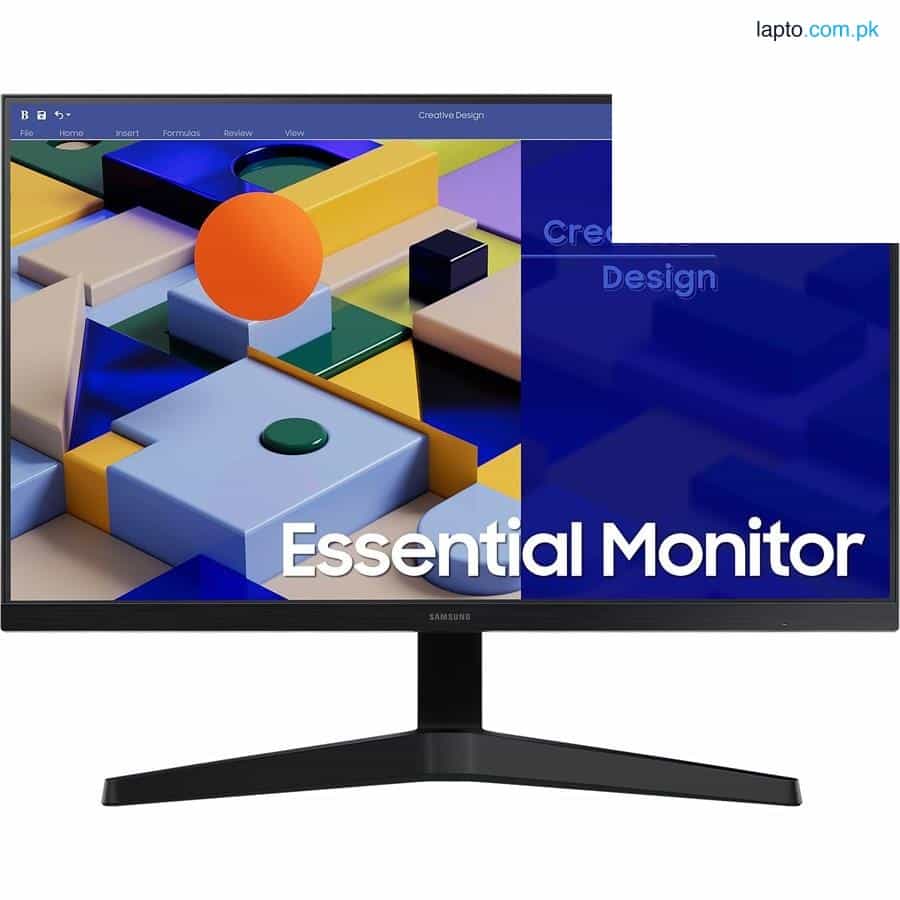 Samsung LS22A330NHMXUE 22" FHD Flat Monitor with Wide Viewing Angle VA Eye Saver Mode Flciker Free HDMI Game Mode 2