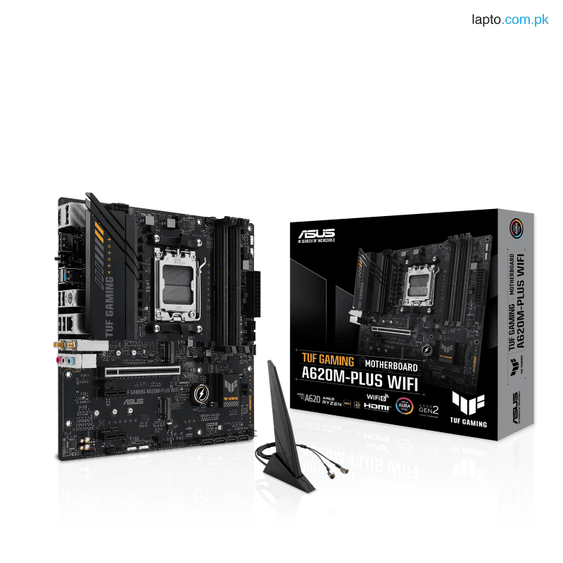 ASUS TUF GAMING A620M-PLUS WIFI AMD Ryzen 7000-Series Gaming Motherboard 1