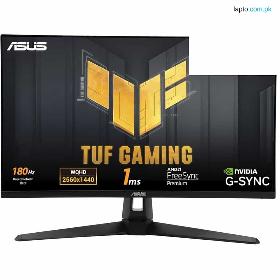 Asus TUF Gaming VG27AQ3A Gaming Monitor | VG3A Series 27" QHD (2560x1440) 180Hz IPS 1ms, Freesync Premium™, G-Sync Compatible, HDR10 1