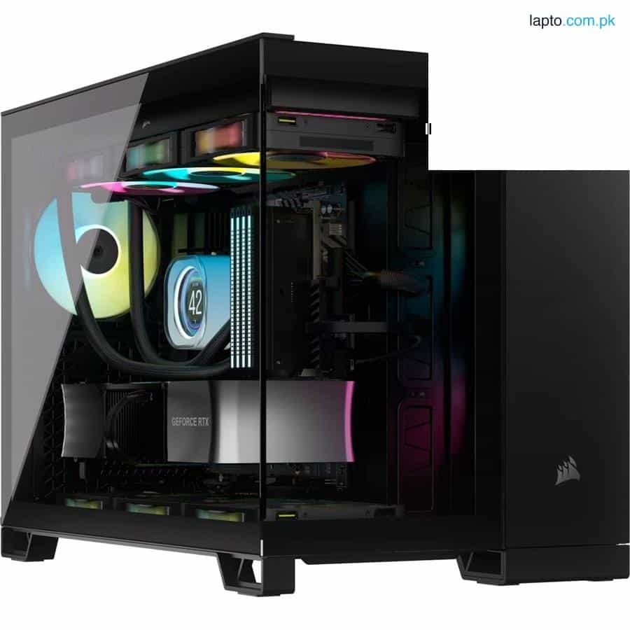 Corsair 2500X Mid-Tower Dual Chamber PC Case - Black CC-9011265-WW 1