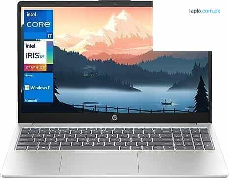 HP 15S-FD0110TU Laptop | Intel Core i7 1355U 16GB DDR4 512GB PCIe Value Intel Iris Xe 15.6 FHD Antiglare slim IPS 250 nits Narrow Border  Windows 11 Home Natural Silver (1 Year Warranty) 1