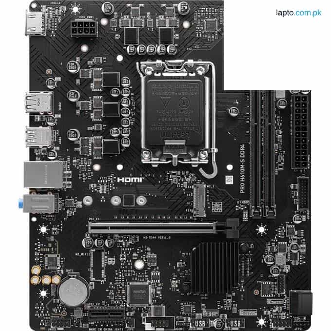 MSI PRO H610M-S DDR4 Intel Motherboard 1