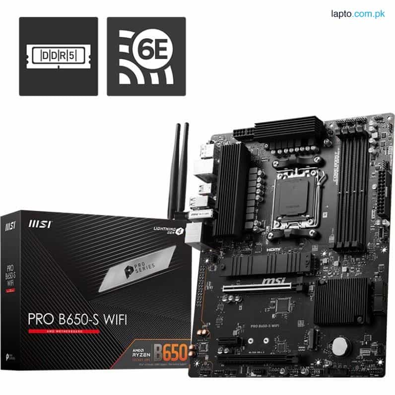 MSI PRO B650-S WIFI AMD Ryzen Motherboard 1