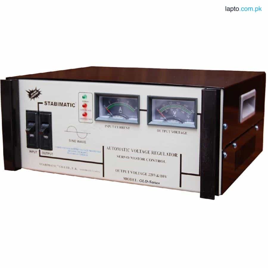 Stabimatic GLD Gold Series GLD-3000C 3KVA Single Phase Servo Type Stabilizer Analog AVR 1