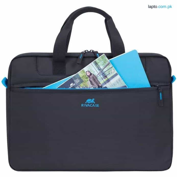 RIVACASE 8037 Black Laptop Bag 15.6" - Regent Collection 2