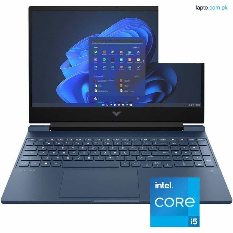 Victus by HP 15-FA0033DX Gaming Laptop | Intel® Core™ i5-12450H 8GB 512GB, NVIDIA GeForce RTX 3050 4GB GDDR6, 15.6" FHD 144Hz, Backlit KB, Windows 11 | Performance Blue 1
