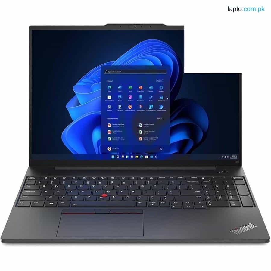Lenovo ThinkPad E16 Gen 1 Touchscreen Business Laptop | Intel Core i5-1335U 16GB 512GB SSD Backlit KB Windows 11 Pro Fingerprint Reader 16" WUXGA 1920 x 1200 IPS Touchscreen 1