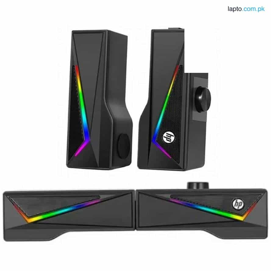 HP DHE-6005 Multimedia wired sound bar RGB  - BLACK 1