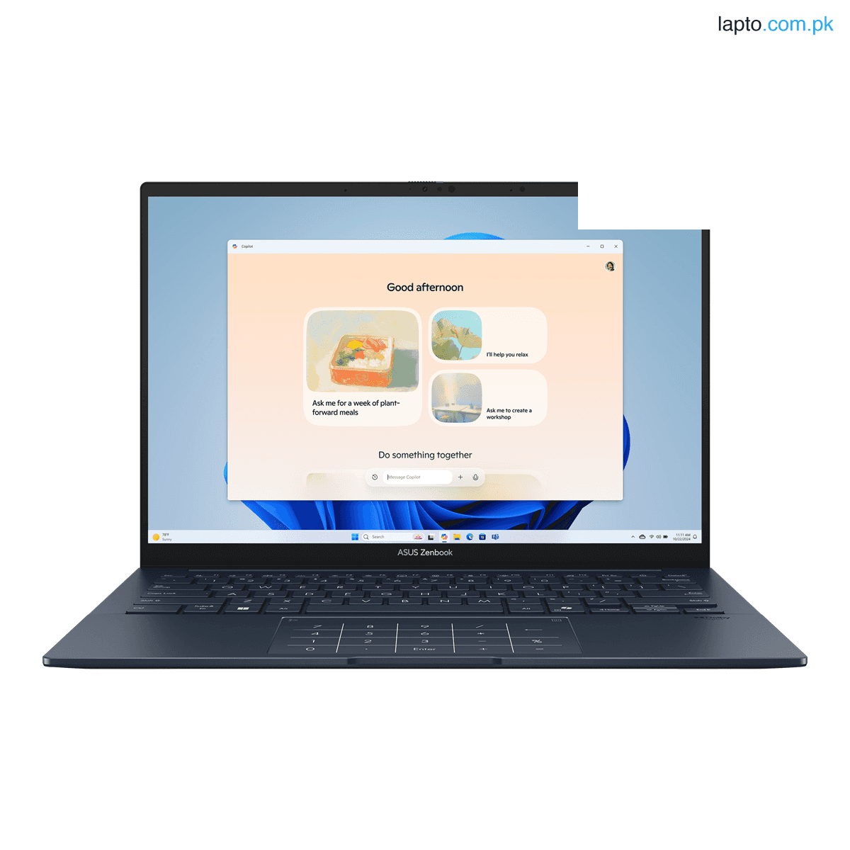 ASUS ZENBOOK 14 UX3405MA-PZ464W CORE ULTRA 9 185H 16GB LPDDR5X 1TB NVME 14.0" 3K OLED TOUCH BKL WIN 11 PONDER BLUE (2 YEARS) 1