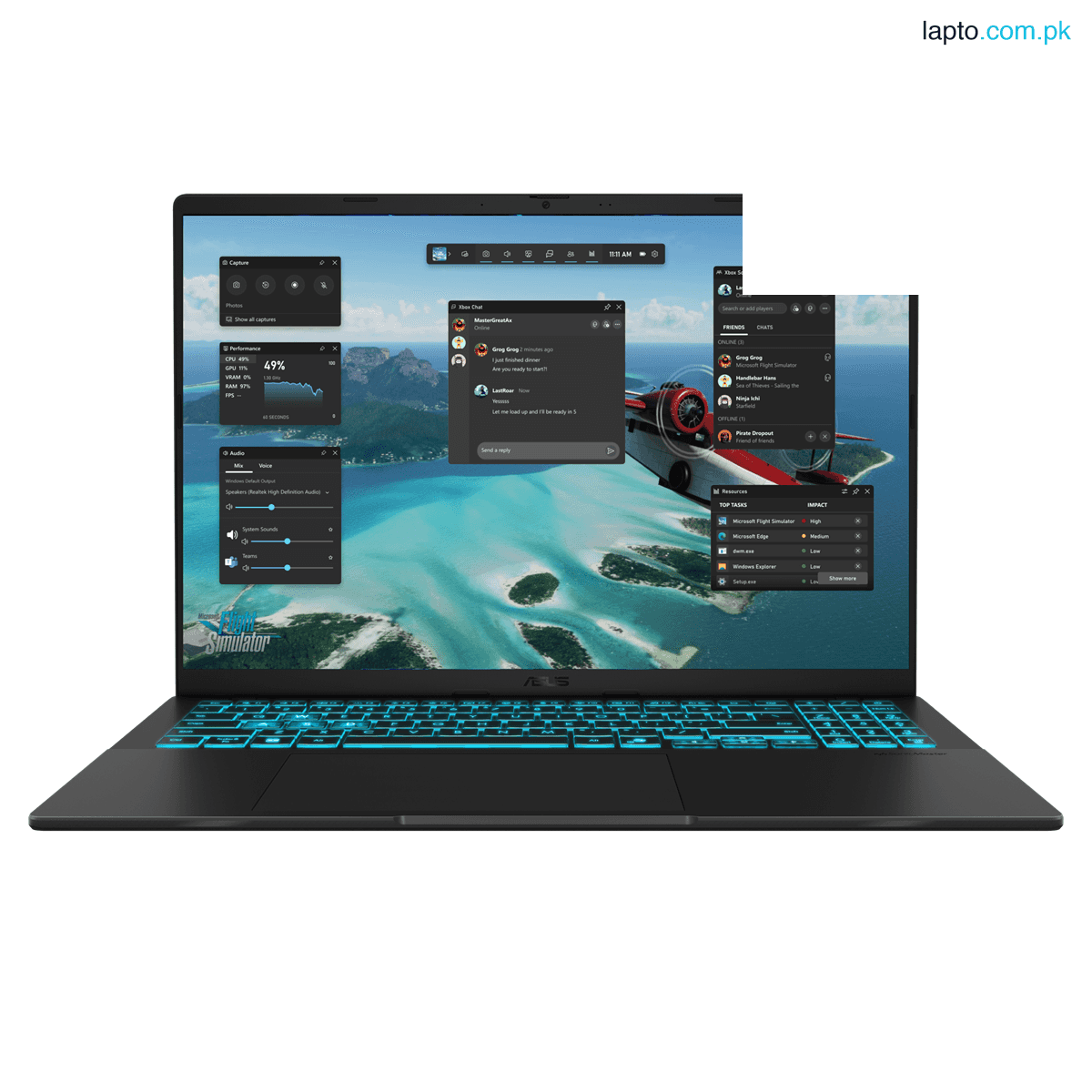 ASUS VIVOBOOK 16 V3607VU-RP118 CORE 7 240H 16GB DDR5 1TB NVME 16.0" WUXGA NVIDIA RTX 4050 6GB BKL DOS MATTE BLACK (2 YEARS) 1