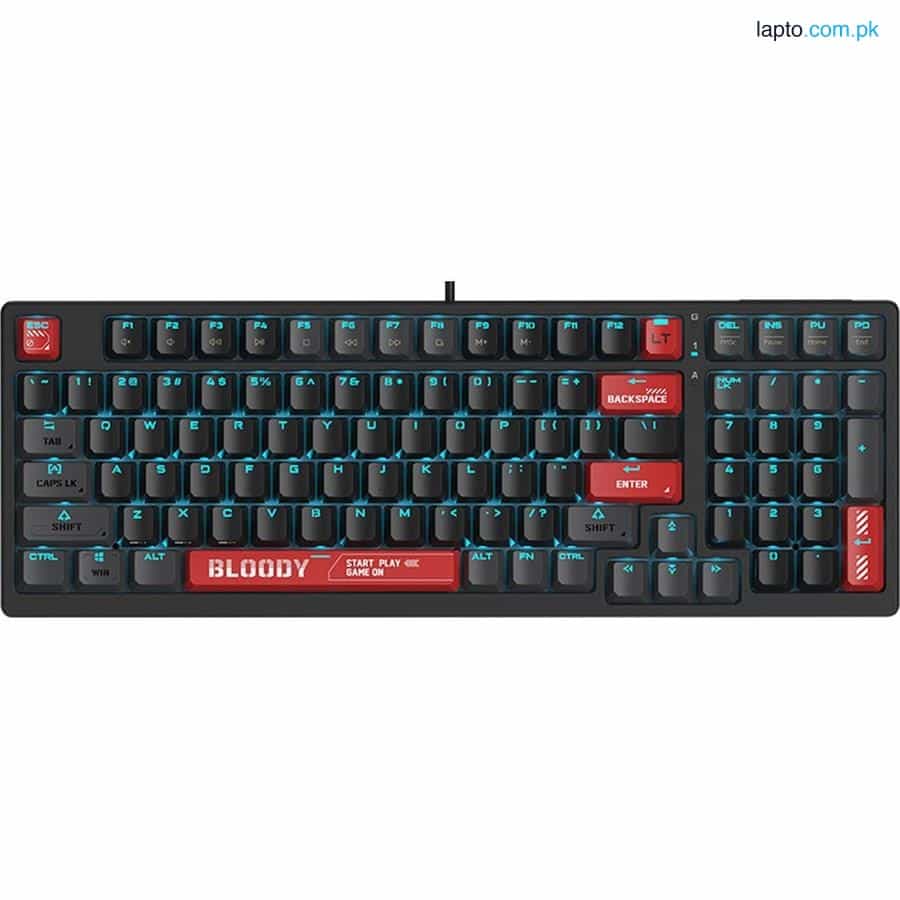 A4Tech Bloody AT98 Alpha Optical Switch Mechanical Gaming Keyboard - Red Switch 1