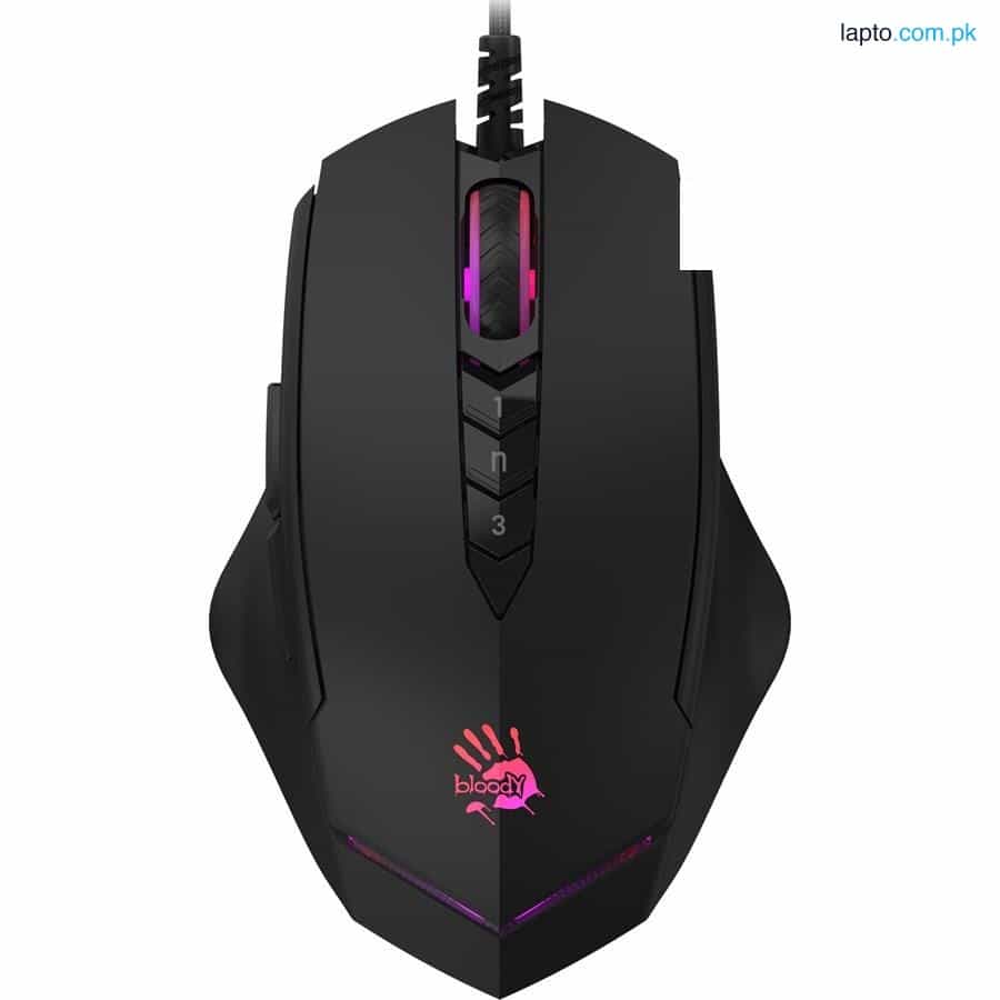 A4Tech Bloody V8M Max RGB Optical Gaming Mouse – Black 1