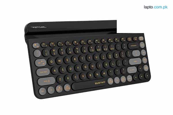 A4Tech Fstyler FBK27C AS Bluetooth & 2.4G Rechargeable Wireless Keyboard (White-Black) 4
