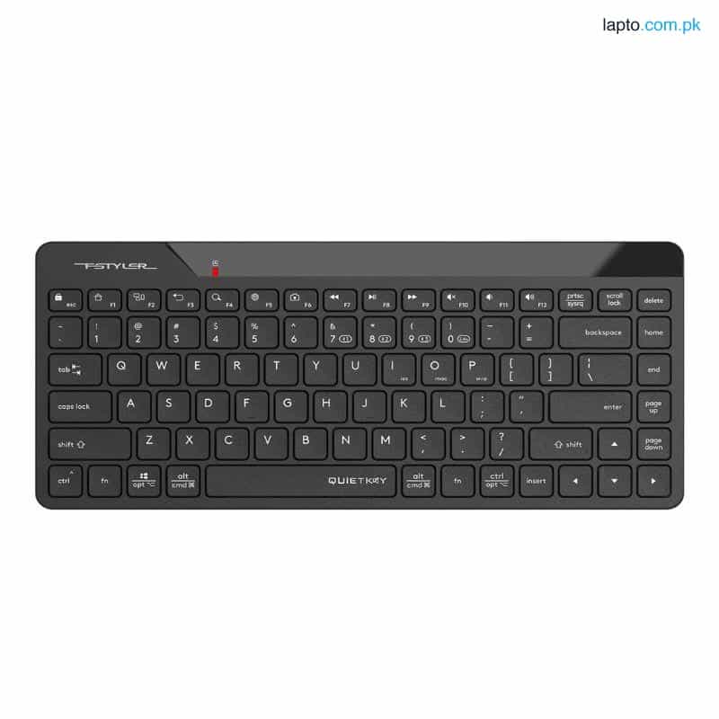 A4Tech FBX55C Bluetooth & 2.4G Wireless Keyboard Black, Quiet Typing, Scissor Switch - Black 2