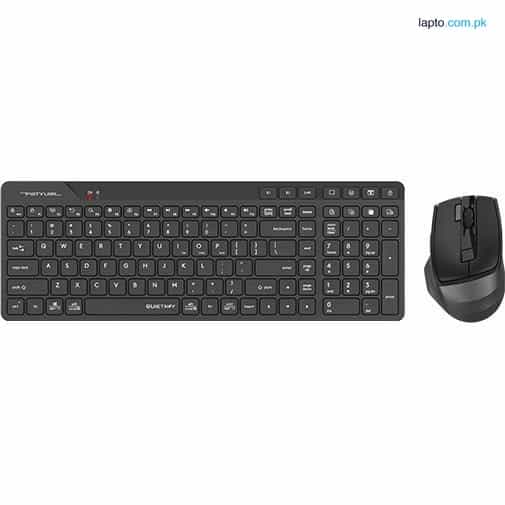 A4Tech FB2800C Air2 Bluetooth & 2.4G Desktop Set Black, Dual Mode Wireless, Quiet Key Keyboard 1