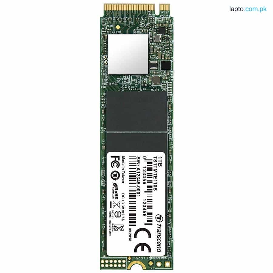 Transcend PCIe M.2 SSD 1TB Solid State Drive NVMe PCIe Gen3 x4 TS1TMTE110S 1